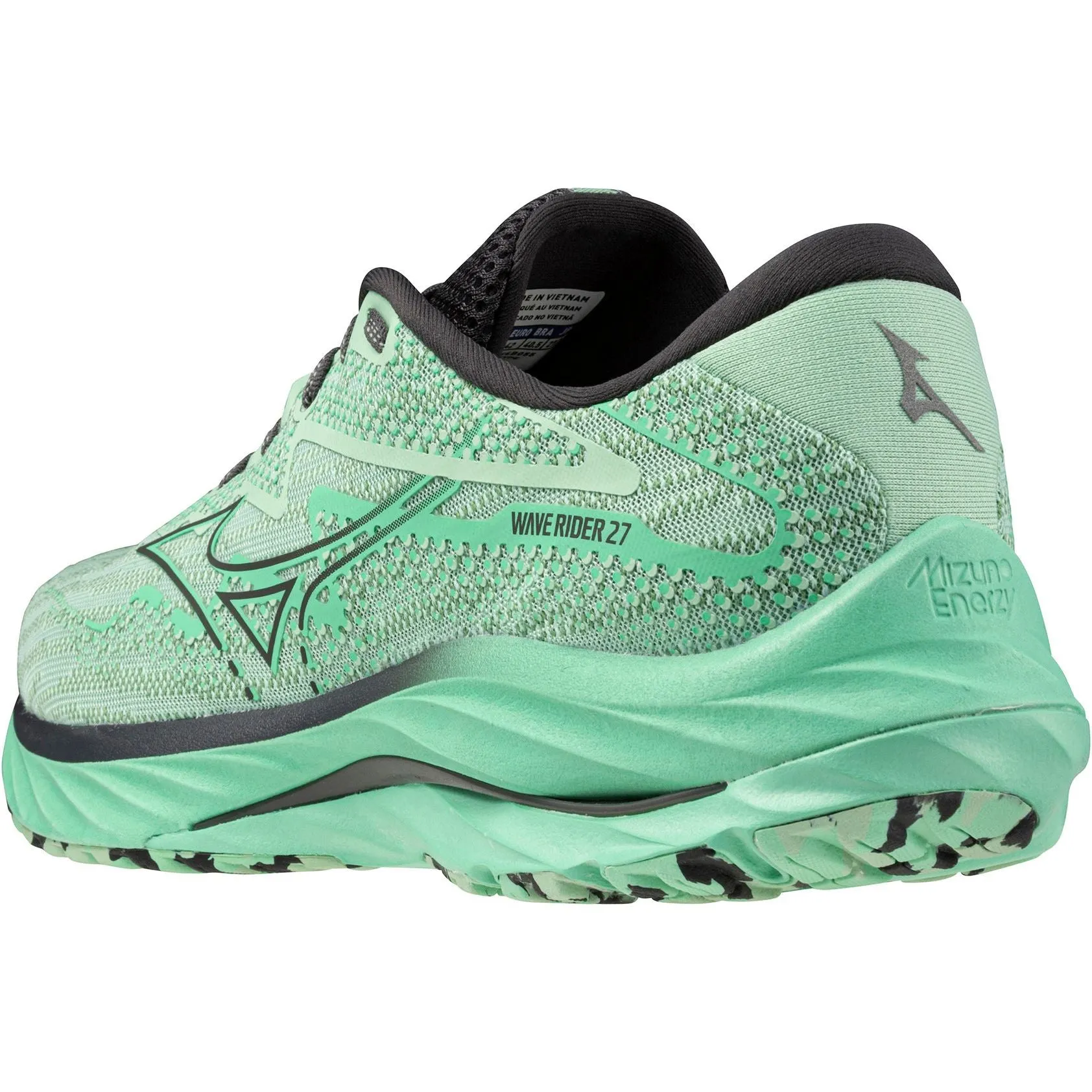 Mizuno Wave Rider 27 Mens Running Shoes - Green